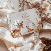 Woodland Oh Deer Forest Diapper Raffle Informatiekaartje