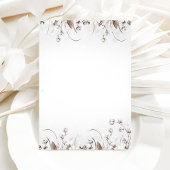 Woodland Oh Deer Winter Baby shower Kaart