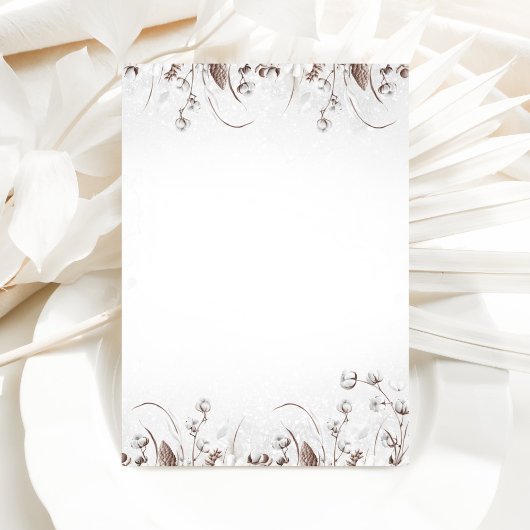 Woodland Oh Deer Winter Baby shower Kaart