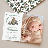 Woodland Once Upon a Time Geboorte Aankondiging