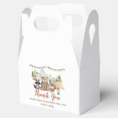 Woodland One Happy Camper eerste verjaardag Bedankdoosjes (Geopend)