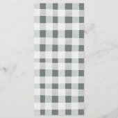 Woodland One Happy Camper eerste verjaardagsmenu Menu (Achterkant)