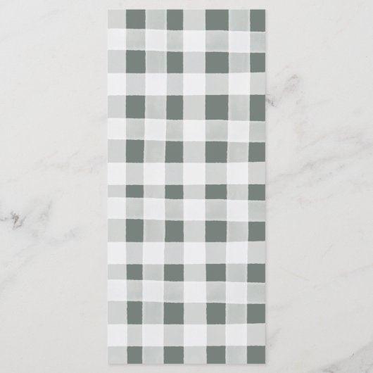 Woodland One Happy Camper eerste verjaardagsmenu Menu (Achterkant)