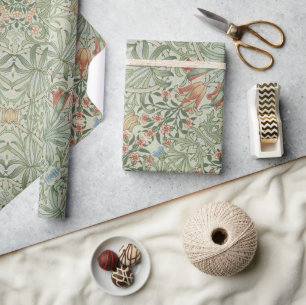 Woodland onkruid John Dearle bloemblaadje Cadeaupapier