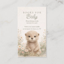 Woodland Otter Baby Shower Boeken voor Baby Instee