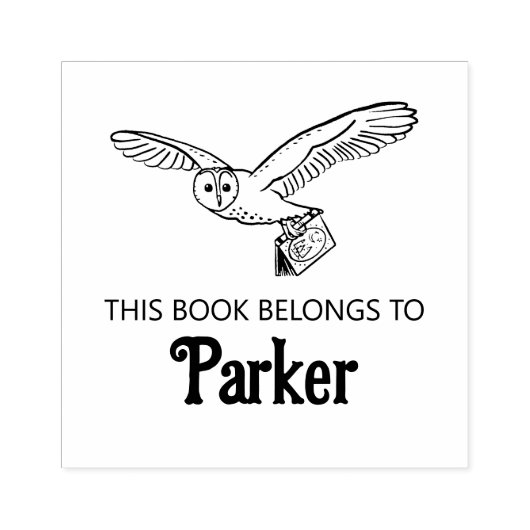 Woodland Owl Baby Boek Stempel (Afrduk)