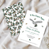 Woodland Owl Boek thema verjaardag Kaart