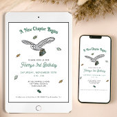 Woodland Owl Boek thema verjaardag Kaart