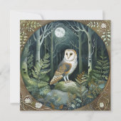 Woodland Owl Kaart (Voorkant)