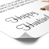 Woodland Pacifier Hunt Baby shower game sign Poster (Hoek)