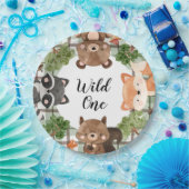 Woodland Paper Plates Wild One Plates Papieren Bordje (Feest)