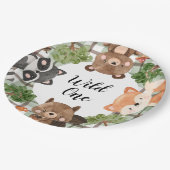 Woodland Paper Plates Wild One Plates Papieren Bordje (Gekanteld)