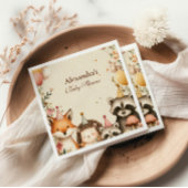 Woodland Party Animals Baby shower Servet
