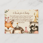 Woodland Party Animals Boeken voor Baby Informatiekaartje (Voorkant)