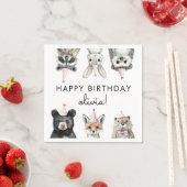 Woodland Party Animals Servet (Insitu)