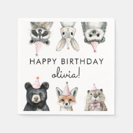 Woodland Party Animals Servet