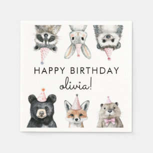 Woodland Party Animals Servet