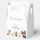 Woodland Party Dieren Verjaardag Bedankdoosjes (Geopend)