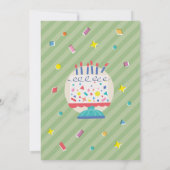 Woodland Party Dieren Verjaardagsfeest Kaart (Achterkant)