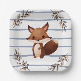Woodland Party Papier Bord - Eekhoorn