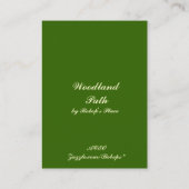 Woodland Path ATC Visitekaartje (Achterkant)