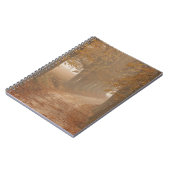 Woodland Path gelinkt door Autumn Trees Foto Notitieboek (Linkerzijde)