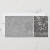 Woodland Path - Hartelijk dank - Grijs Bedankkaart (Voorkant)