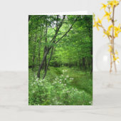 Woodland Path Kaart (Gele Bloem)