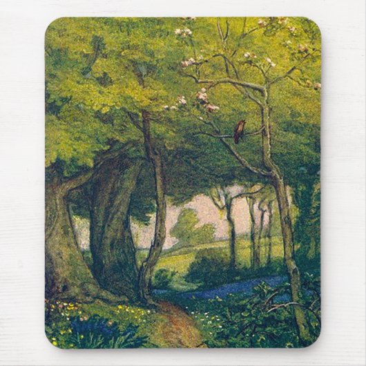 Woodland Path Mousepad Muismat (Voorkant)