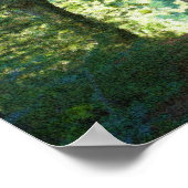 Woodland Path Seurat Oil Foto Painting Poster (Hoek)