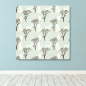 Woodland Pattern Canvas Afdruk (Insitu (Houten vloer))