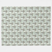 Woodland Pattern Fleece Deken (Voorkant (Horizontaal))