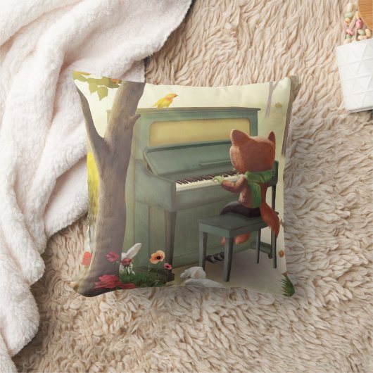 Woodland Pianist Kussen (Deken)