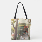 Woodland Pianist Tote Bag (Achterkant)