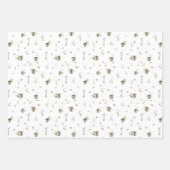 Woodland Picnic | Baby shower van bosdieren Inpakpapier Vel (Voorkant 3)