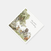 Woodland Picnic | Birthday Forest Animals Servet (Hoek)