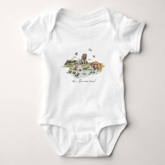 Woodland Picnic | Bosdieren Romper (Voorkant)