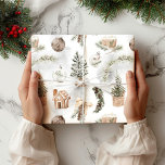 Woodland Pine Christmas Cadeaupapier<br><div class="desc">Herontdek de charme van weleer als je je gekoesterde geschenken verpakt in onze Woodland Pines Christmas Wrapping Paper. De betoverende essentie van het bos, het gezellige, bosrijke ontwerp zal uw vakantieseizoen vullen met warmte en nostalgie. Perfect voor degenen die een voorliefde hebben voor traditie, belooft dit inpakpapier om uitpakgeschenken een...</div>