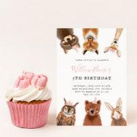 Woodland Pink Birthday Party