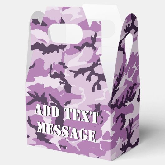 Woodland Pink Military Camouflage Bedankdoosjes (Geopend)