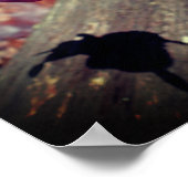 Woodland Pink Wild Lady Slipper Orchid Flowers Poster (Hoek)