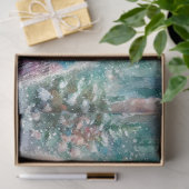 Woodland Polar Beren met Hot Chocolate Decoupage Tissuepapier (Geschenk)