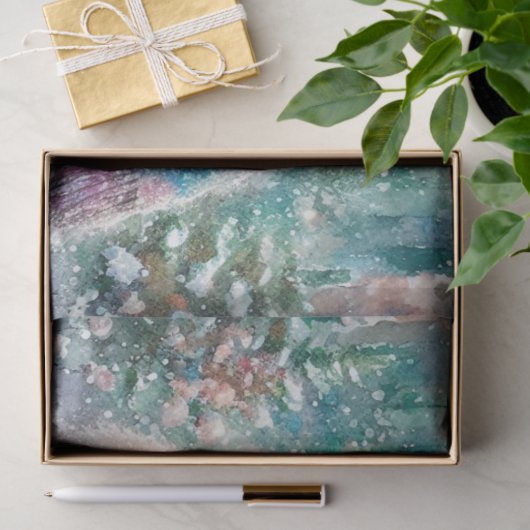 Woodland Polar Beren met Hot Chocolate Decoupage Tissuepapier (Geschenk)