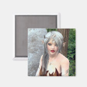 Woodland Princess Fantasy Magnet (Voorkant / Achterkant)