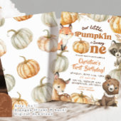 Woodland Pumpkin gaat een verjaardag vieren Kaart