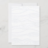 Woodland Quail Baby shower Invitation Kaart (Achterkant)