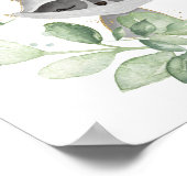 Woodland Quarantine Baby shower Parade Welcome Poster (Hoek)