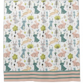 Woodland Rabbits  Douchegordijn (Voorkant)