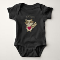 Woodland Raccoon Schattig speciaal aangepast babyd