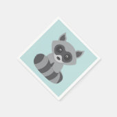 Woodland Raccoon Servetten (Hoek)